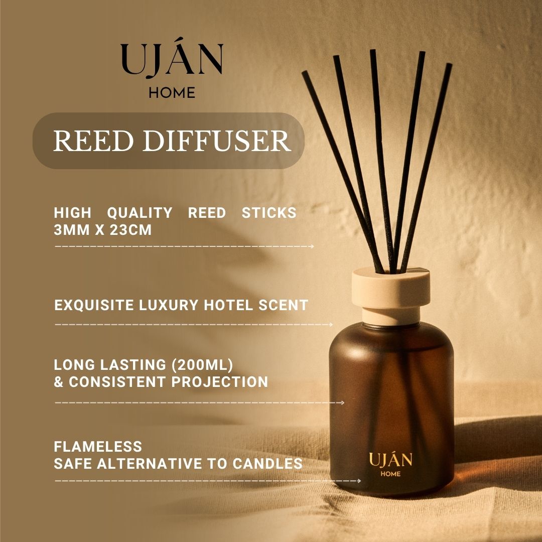 UJAN HOME Reed Diffuser 200ml Hotel Luxury Scent